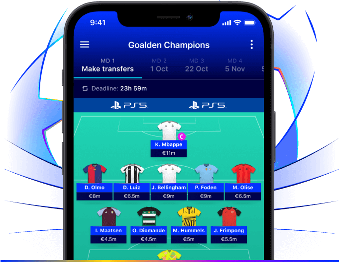 Uefa fantasy hot sale football champions league