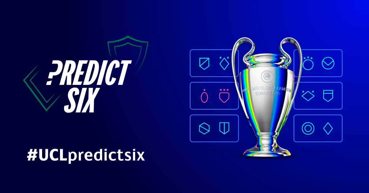Javascript Official Icon Image Predict Six – Official Match Predictor | UEFA Champions League | UEFA.com